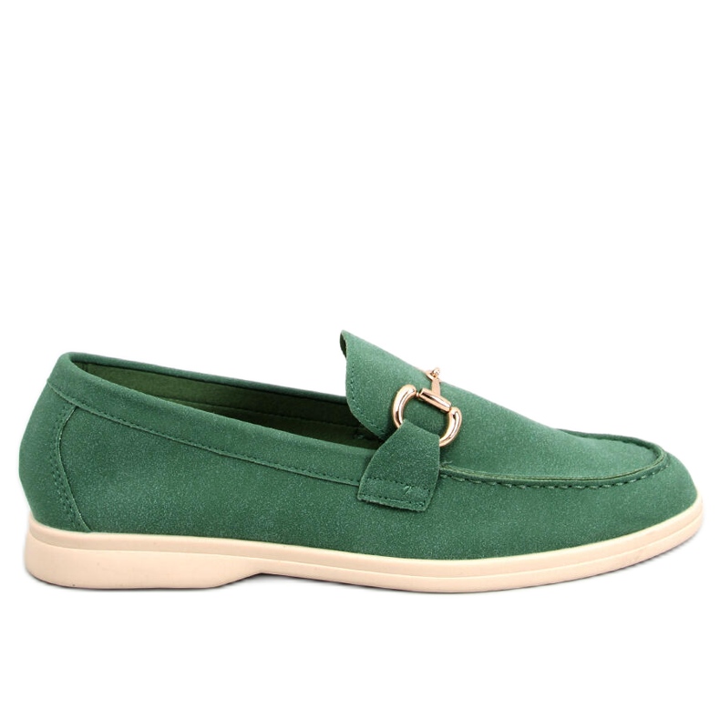 Mocassins femme Milva Vert