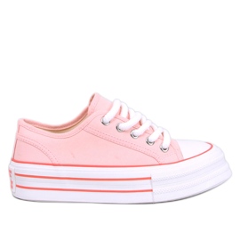 Moorel Baskets double semelle roses