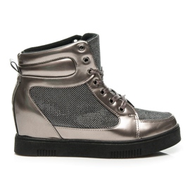 Coura Baskets à lacets gris