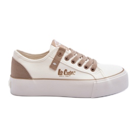Lee Cooper LCW-24-31-2198 Baskets en tissu pour femme Blanc