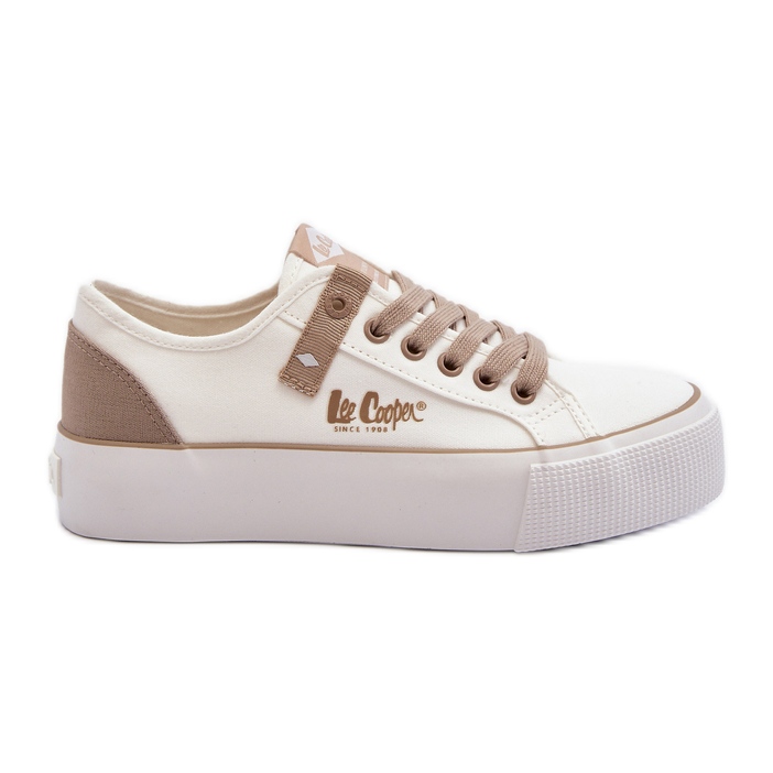 Lee Cooper LCW-24-31-2198 Baskets en tissu pour femme Blanc blanche Lee Cooper LCW-24-31-2198 Baskets en tissu pour femme Blanc blanche