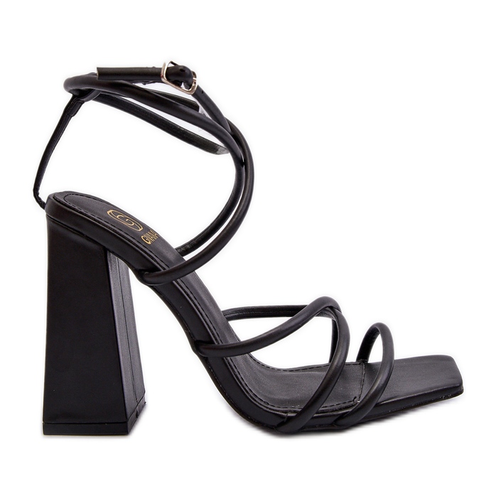 Sandales à talons hauts Josette noires à la mode le noir