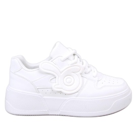 Baskets à plateforme Broady Allwhite blanche