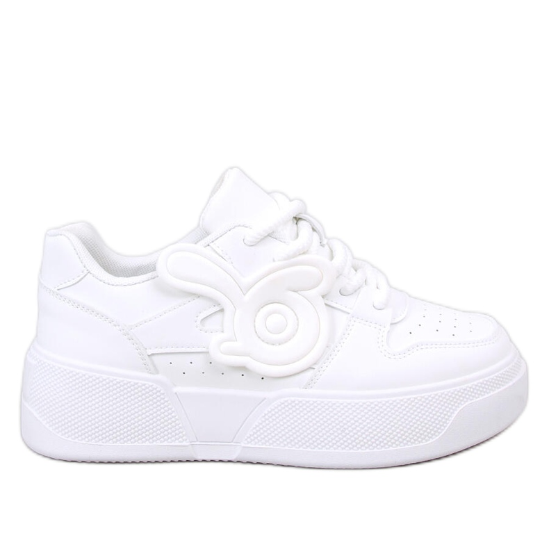 Baskets à plateforme Broady Allwhite blanche
