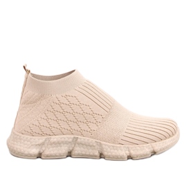 Darts Chaussures de sport chaussettes beiges Darts Chaussures de sport chaussettes beiges