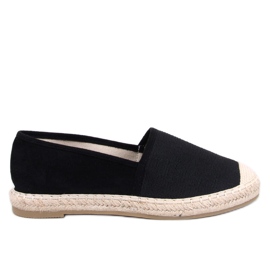Espadrilles en toile femme Haydon Noir