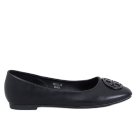Élégantes ballerines noires Irvina le noir