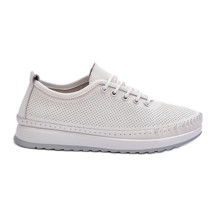 Vinceza Chaussures de sport en cuir pour femmes, baskets blanches Lalnai