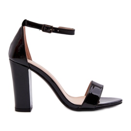 Sandales noires à talons hauts Thakko le noir