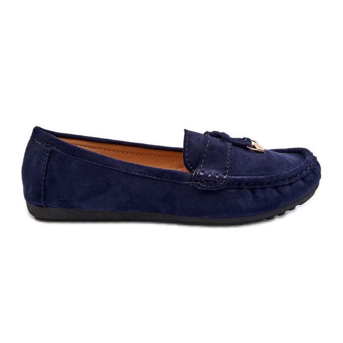 Mocassins Classiques En Daim Pour Femme Bleu Marine Ontala Mocassins Classiques En Daim Pour Femme Bleu Marine Ontala