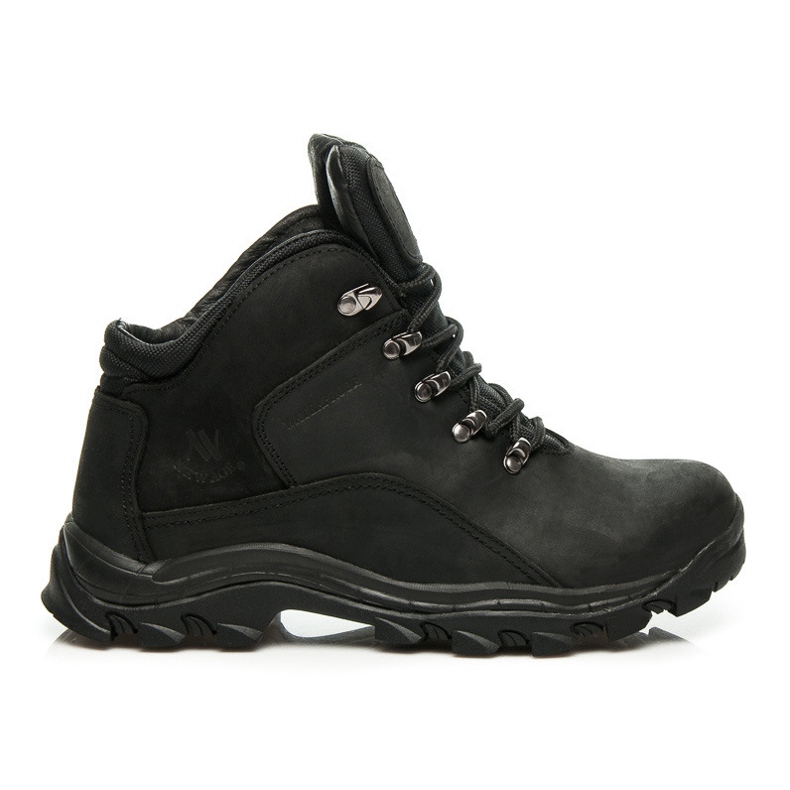 New Age Chaussures de trekking en cuir le noir New Age Chaussures de trekking en cuir le noir
