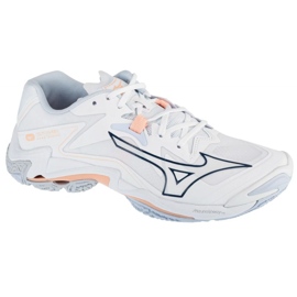 Chaussures de volley-ball Mizuno Wave Lightning Z8 W V1GC240035 blanche Chaussures de volley-ball Mizuno Wave Lightning Z8 W V1GC240035 blanche