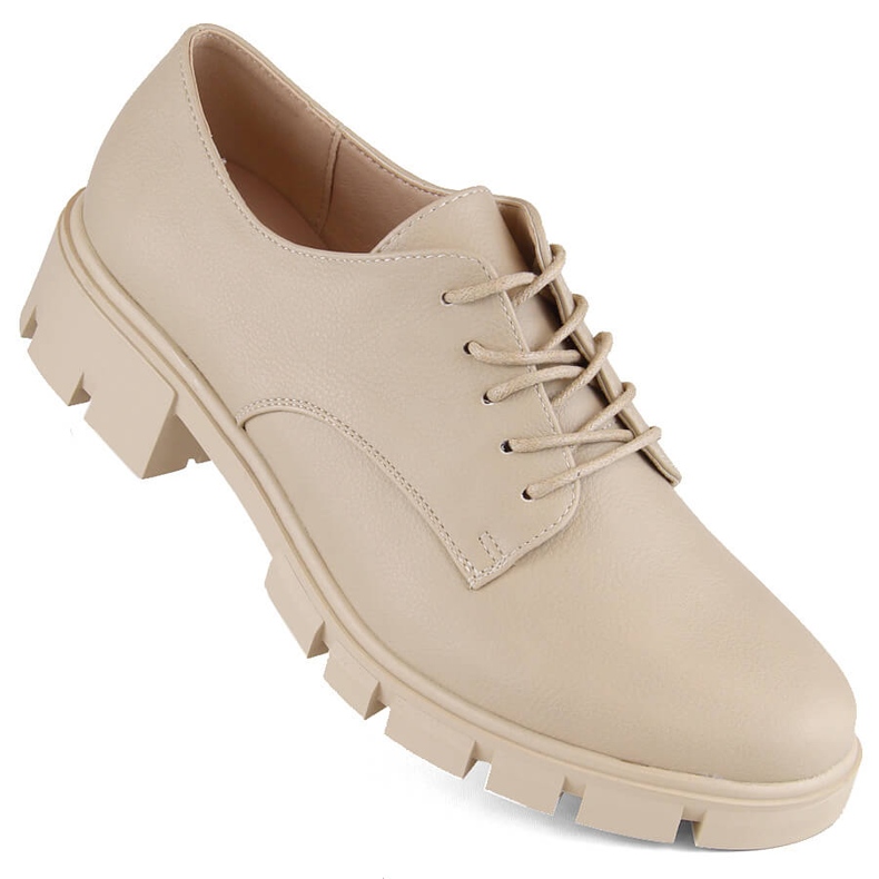 M. DASZYŃSKI Chaussures richelieu femme beiges M.Daszyński MR23119-5