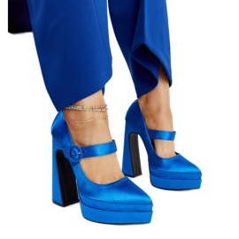Escarpins à talons hauts Mikea bleus