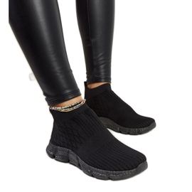 Baskets de sport légères noires de Vaclav le noir