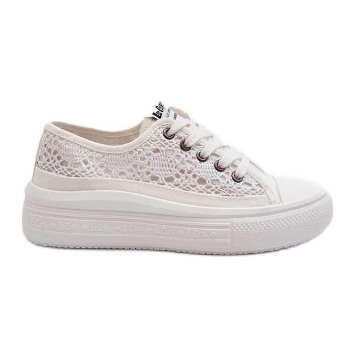 Baskets Femme Dentelle Lee Cooper LCW-23-44-1617 Blanc blanche