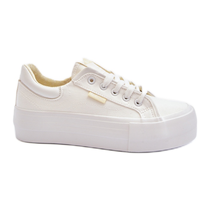 Baskets à plateforme pour femmes Lee Cooper LCW-24-31-2179 Blanc blanche