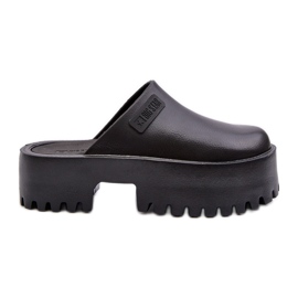 Tongs pour femmes à semelle massive Big Star NN274014 noir