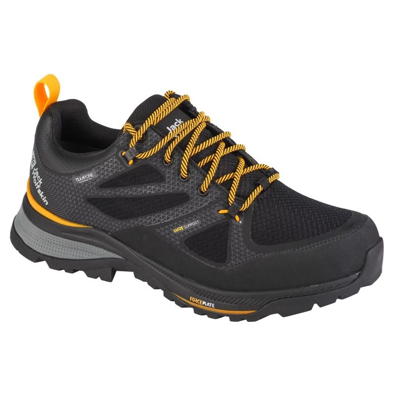 Jack Wolfskin Force Striker Texapore Chaussures basses 4038843-6055 le noir