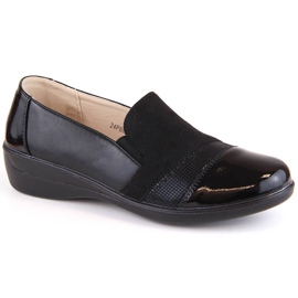 News Chaussures à enfiler confortables pour femmes, noires Unisoft