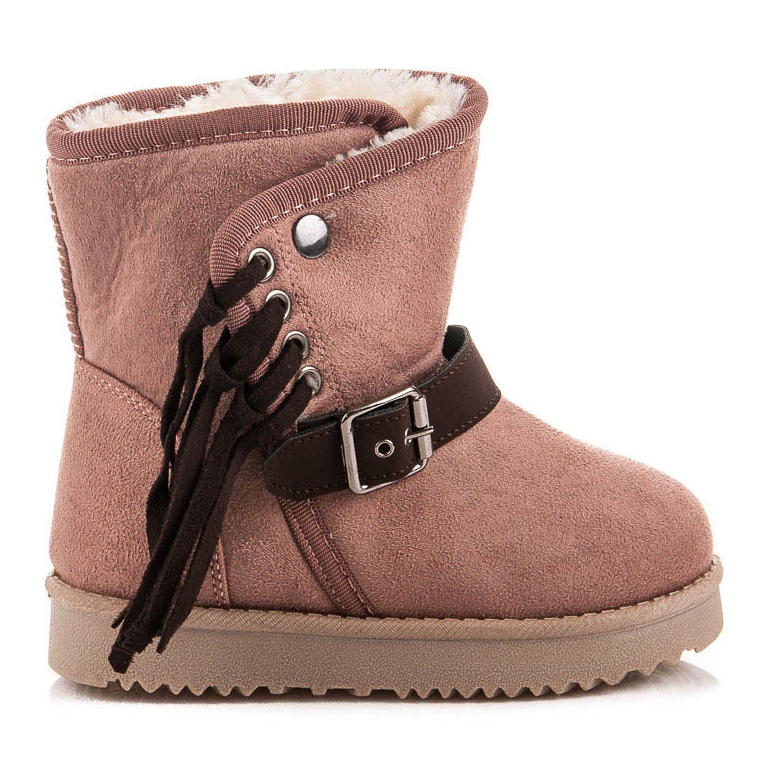 Kylie Bottes à franges rose Kylie Bottes à franges rose