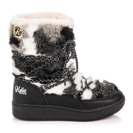 Kylie Bonhommes de fourrure noir