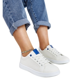 Baskets blanches en éco-cuir de Semret