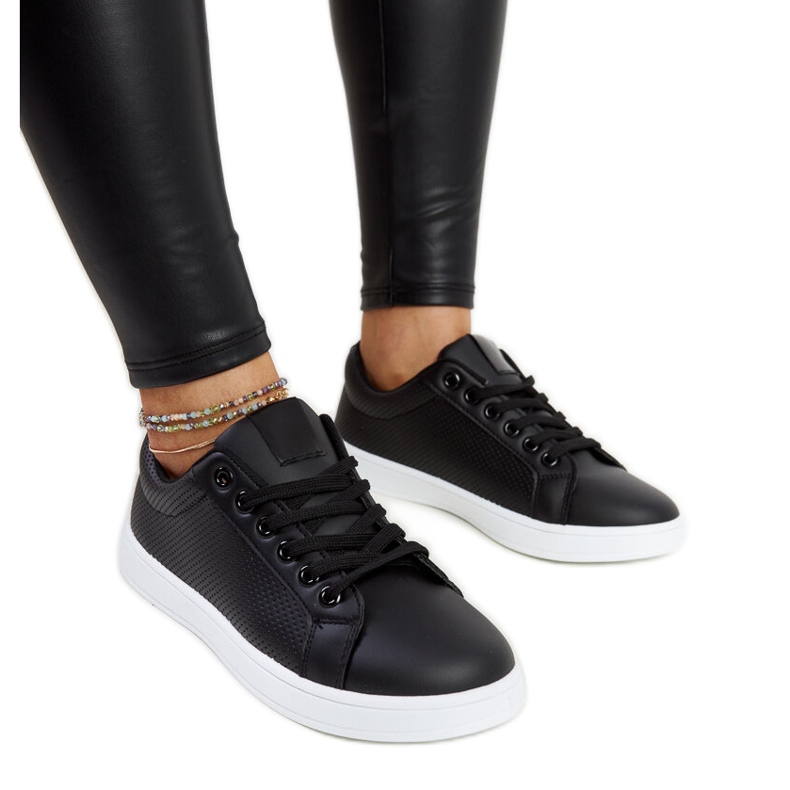 Baskets Semret en éco-cuir noires le noir Baskets Semret en éco-cuir noires le noir