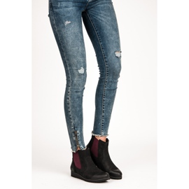 Vinceza Bottes Jodhpur en cuir noir