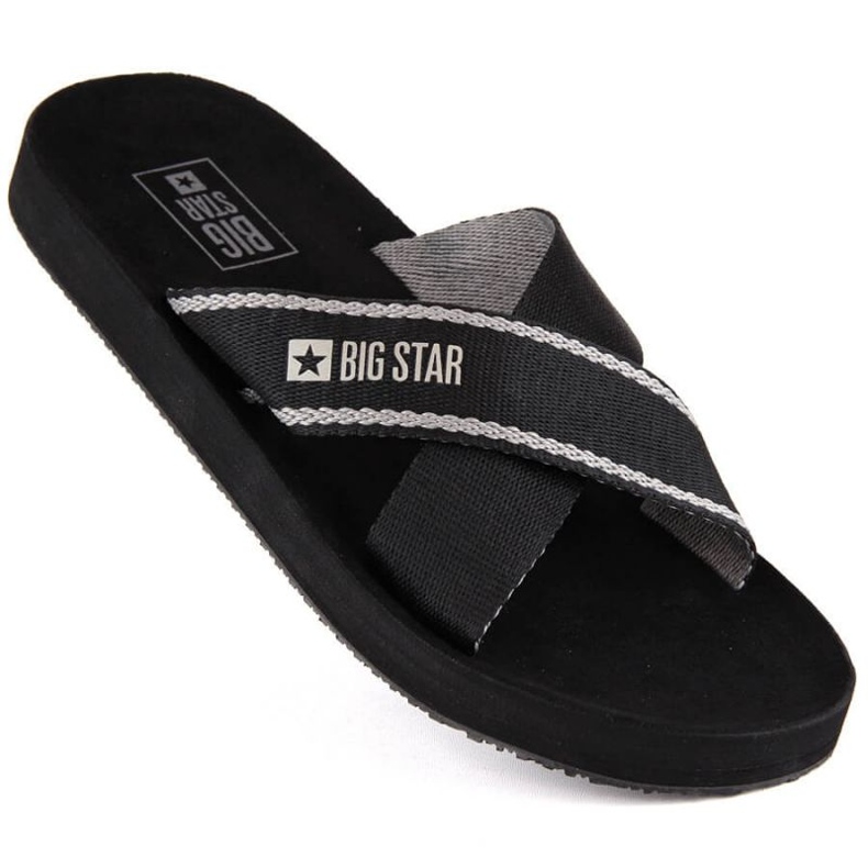 Tongs Big Star W INT1988B, noires le noir