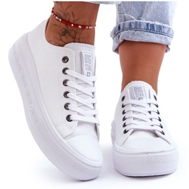 Baskets Plateforme Femme Big Star LL274A177 Blanc