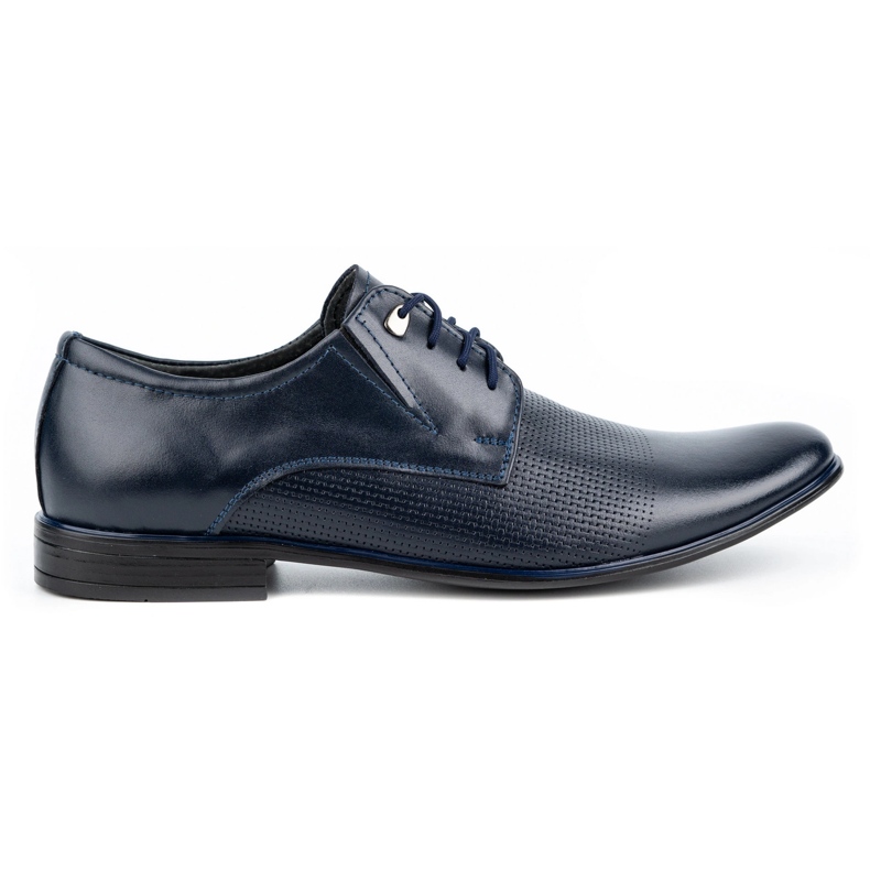 Olivier Chaussures élégantes en cuir pour hommes 302T3, bleu marine