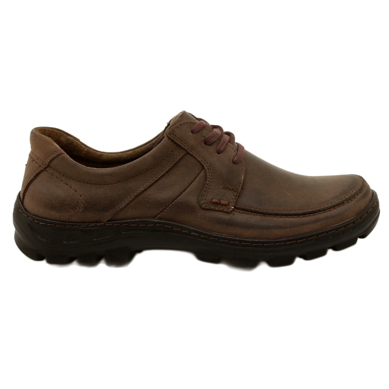 KOMODO Chaussures homme en cuir 853 marron brun