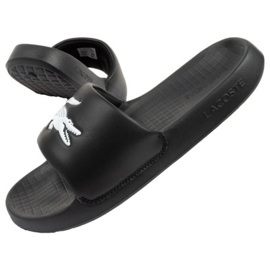 Tongs Lacoste Serve Slide 02312 le noir