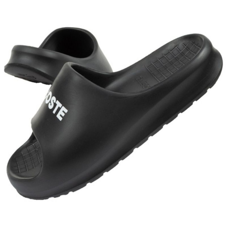 Tongs Lacoste Serve Slide 2002H le noir