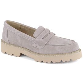 Filippo W PAW510B chaussures en daim en cuir taupe