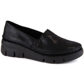 Chaussures Filippo W PAW513A en cuir noir le noir