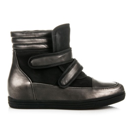 Show It Baskets brillantes gris