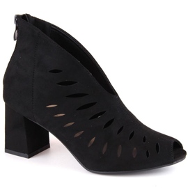 Bottines en daim Potocki W WOL225A, noir