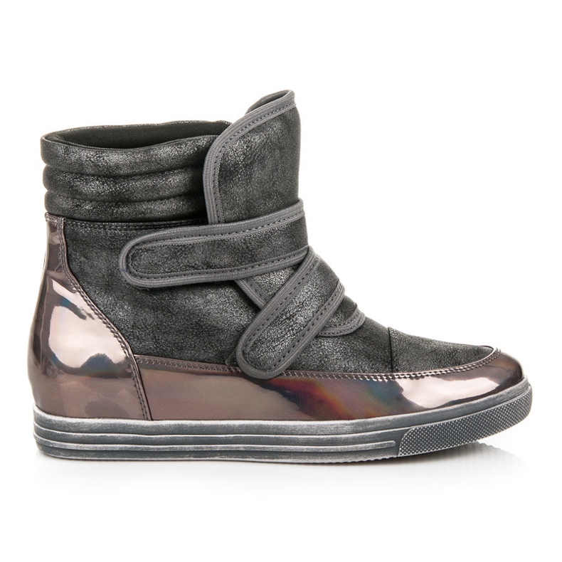 Show It Baskets brillantes gris