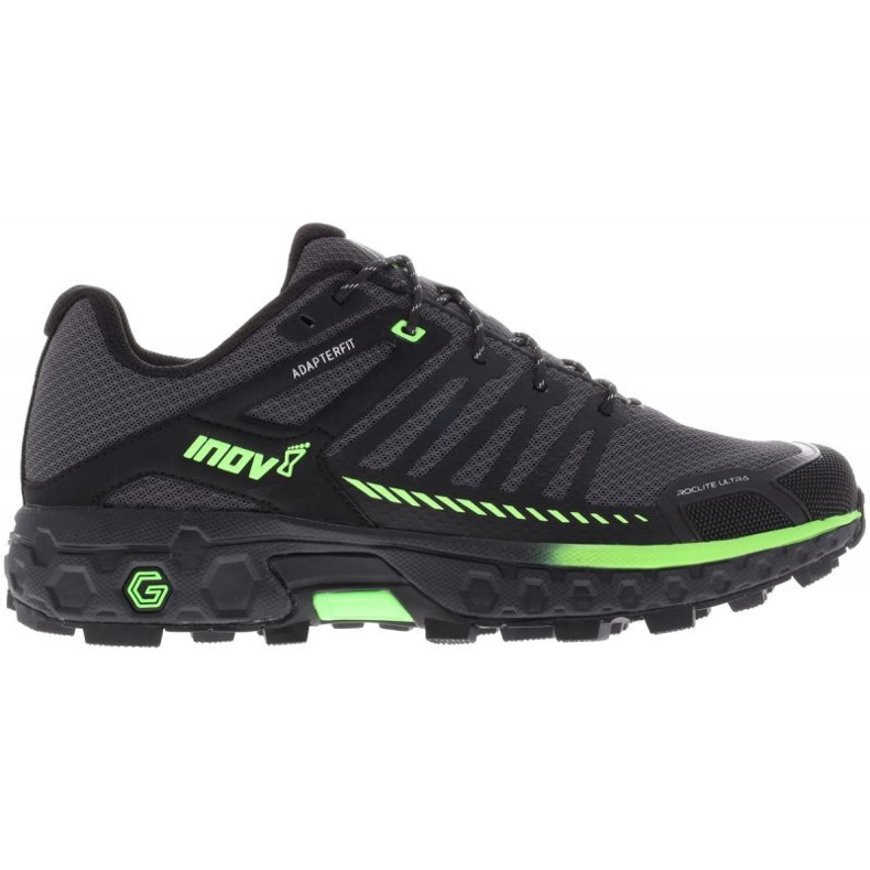 Chaussures de course Inov-8 Roclite Ultra G 320 001079-BKGR-M-01 le noir