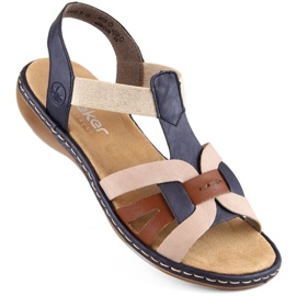 Confortables sandales multicolores Rieker W RKR662