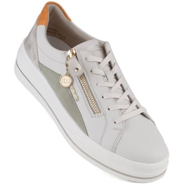 Rieker Chaussures confortables en cuir Remonte W RKR676, beige