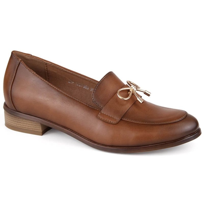 Chaussures à talons bas Potocki W WOL223 marron brun