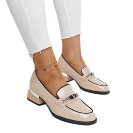Escarpins Vinceza en cuir beige