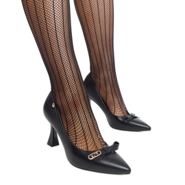 Escarpins noirs à talons hauts de Vinceza