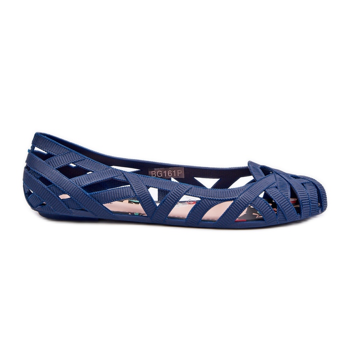 Ballerines Caoutchouc Femme Bleu Marine Salam Ballerines Caoutchouc Femme Bleu Marine Salam