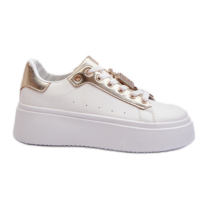 Baskets blanches pour femmes avec décoration Celedria