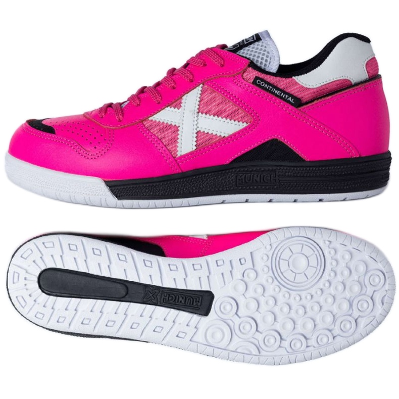 Munich Continental 944 Dans des chaussures de football 4100944 rose