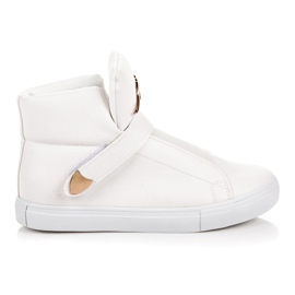 Baskets Montantes Avec Velcro blanc